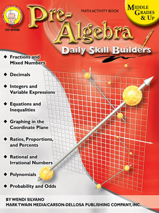 Title details for Pre-Algebra by Silvano - Available